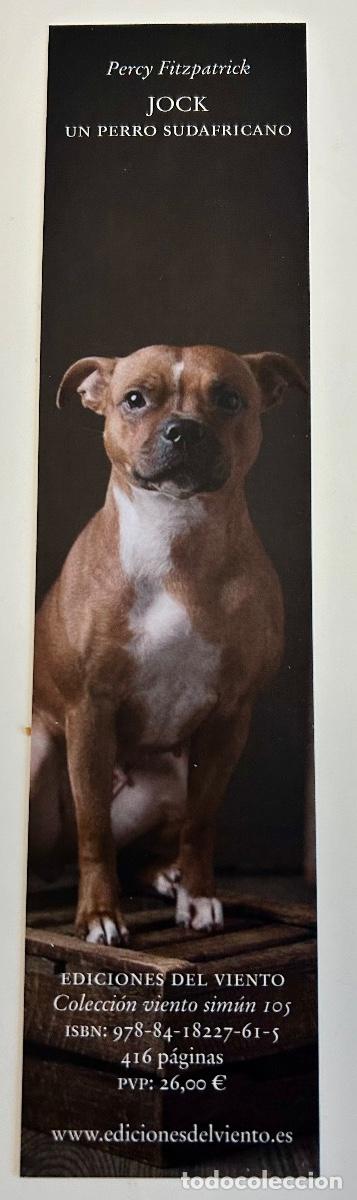 Coleccionismo marcap&aacute;ginas: Marcap&aacute;ginas- Jock, un perro sudafricano