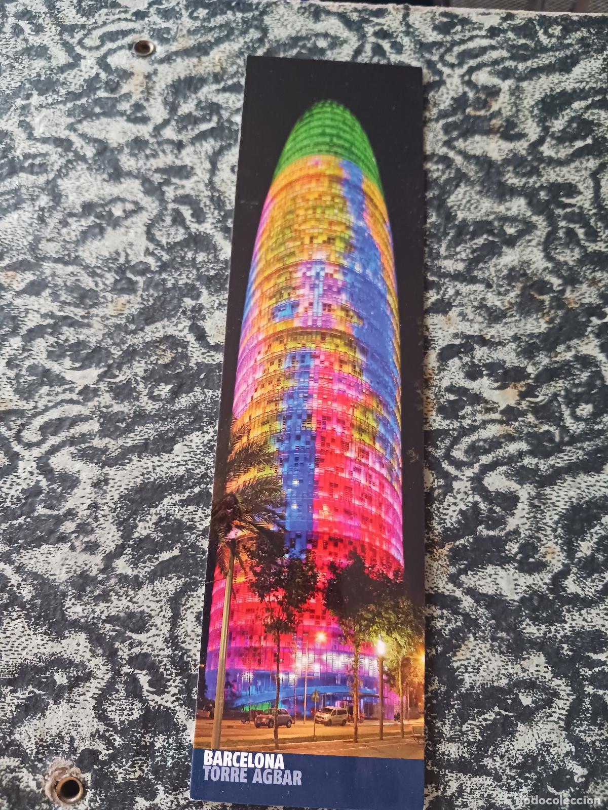Coleccionismo marcap&aacute;ginas: barcelona, torre agbar, triangle