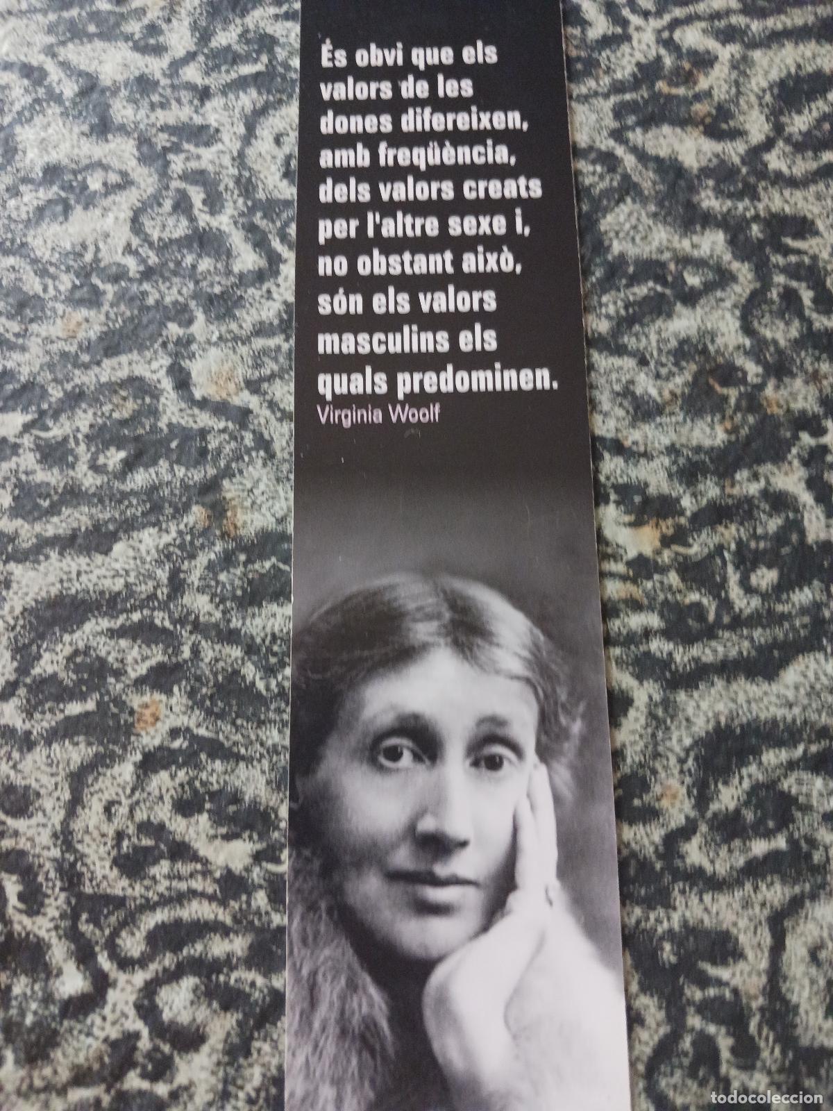 Coleccionismo marcap&aacute;ginas: virginia woolf, ajuntament de terrassa, politiques de genere