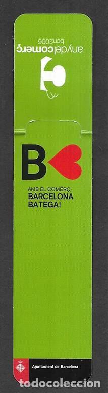 Coleccionismo marcap&aacute;ginas: Marcapaginas. Punt de Llibre. B. amb el Comer&ccedil; , Barcelona Batega! 2006 imant