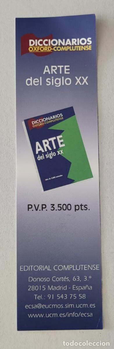 Coleccionismo marcap&aacute;ginas: DICCIONARIOS OXFORD-COMPLUTENSE / ARTE DEL SIGLO XX