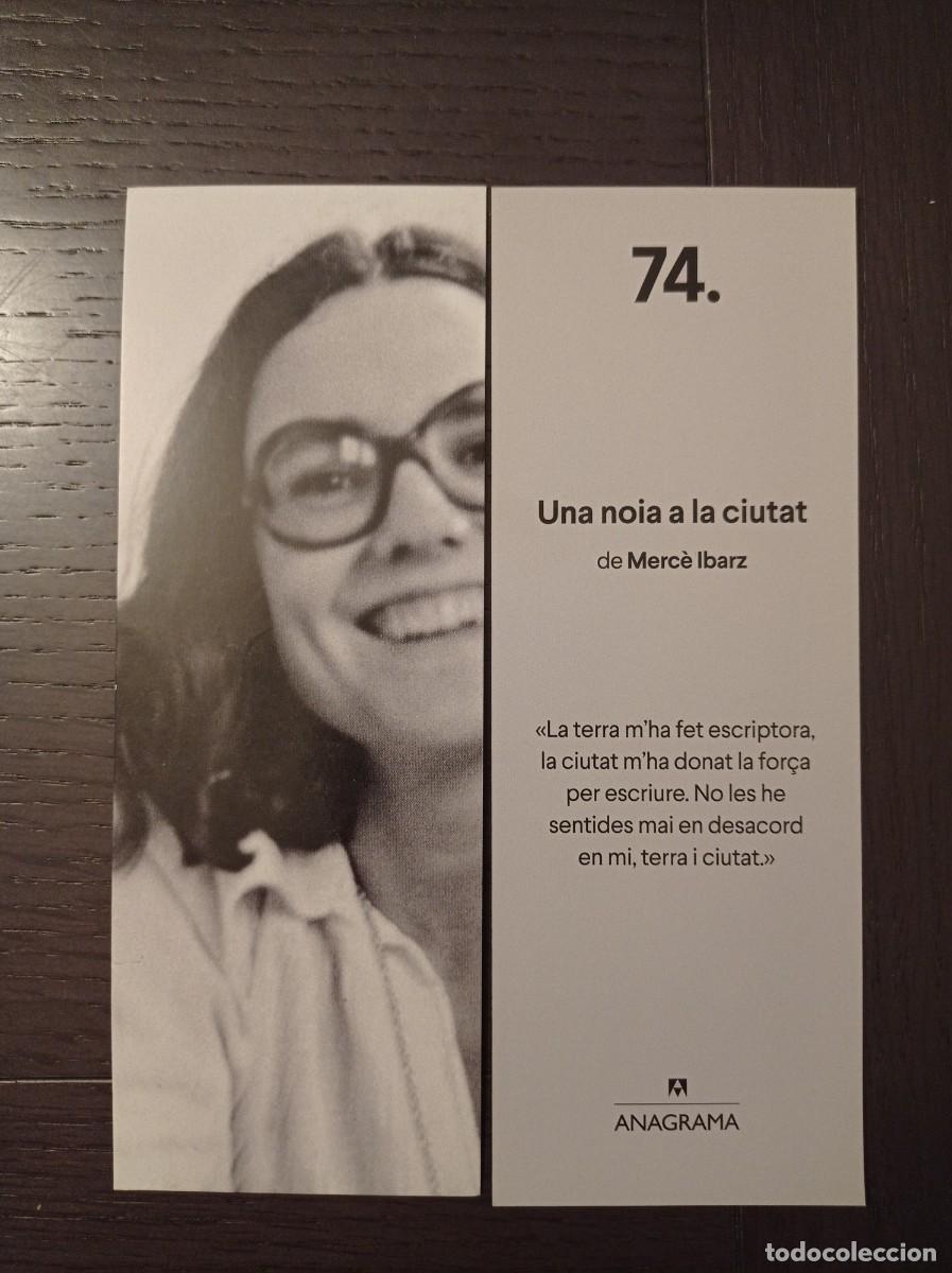 Coleccionismo marcap&aacute;ginas: MARCAP&Aacute;GINAS. ANAGRAMA. N&ordm; 74. MERCE IBARZ. UNA NOIA A LA CIUTAT