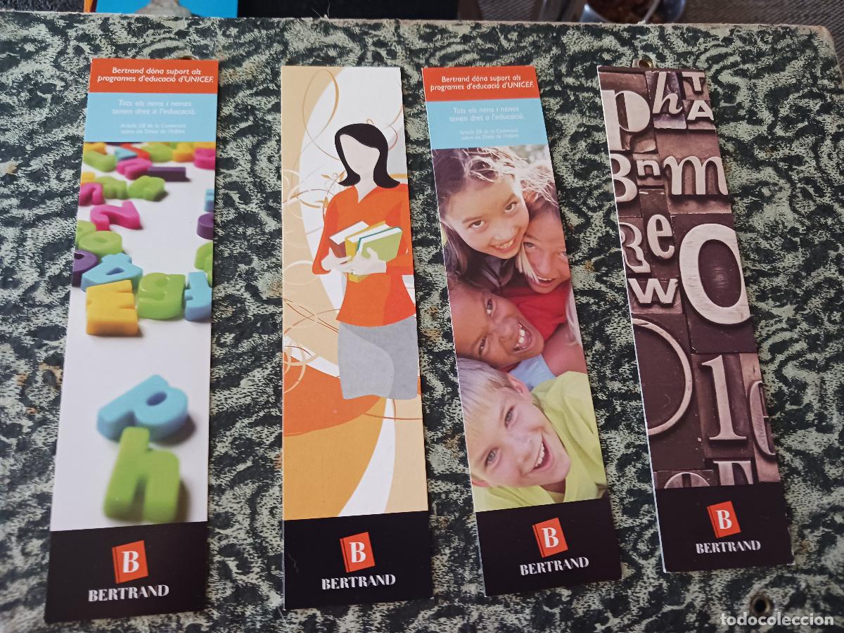 Collectables Bookmark: 4 marcapaginas diferentes de librerias bertrand