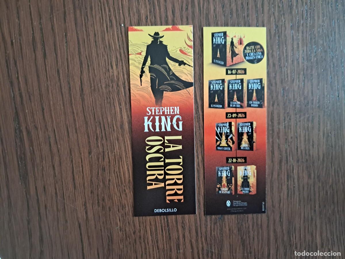 Coleccionismo marcap&aacute;ginas: marcap&aacute;ginas, punto de libro, La torre oscura, Stephen King. Debolsillo.