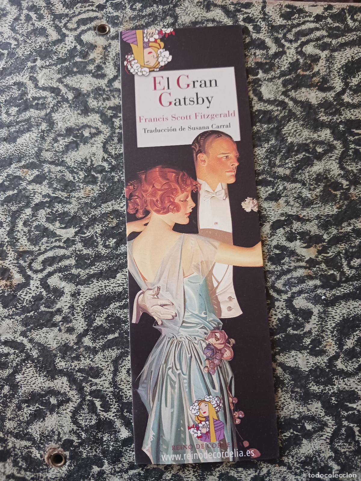 Coleccionismo marcap&aacute;ginas: el gran gatsby, reino de cordelia