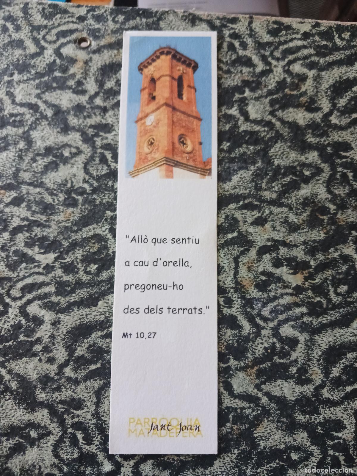 Coleccionismo marcap&aacute;ginas: centenari de la parroquia sant joan, matadepera 2004