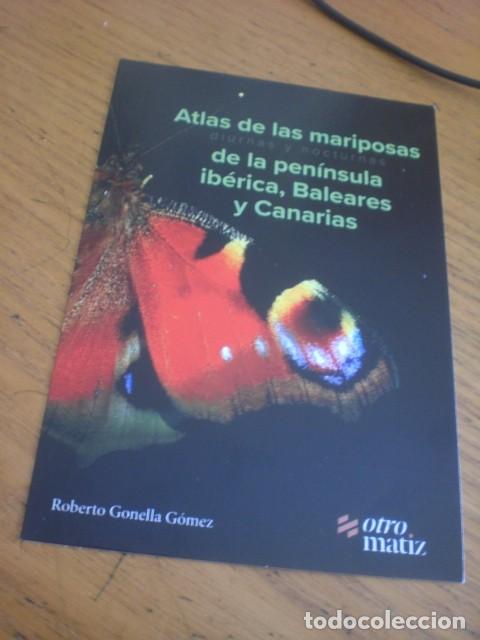 Coleccionismo marcap&aacute;ginas: marcap&aacute;ginas atlas mariposas, editorial Otro Matiz