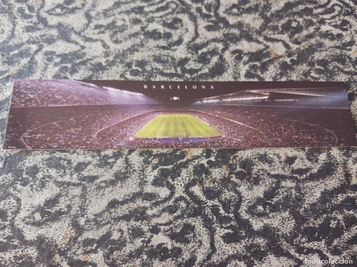 Coleccionismo marcap&aacute;ginas: Marcapaginas F.C. Barcelona, Camp Nou