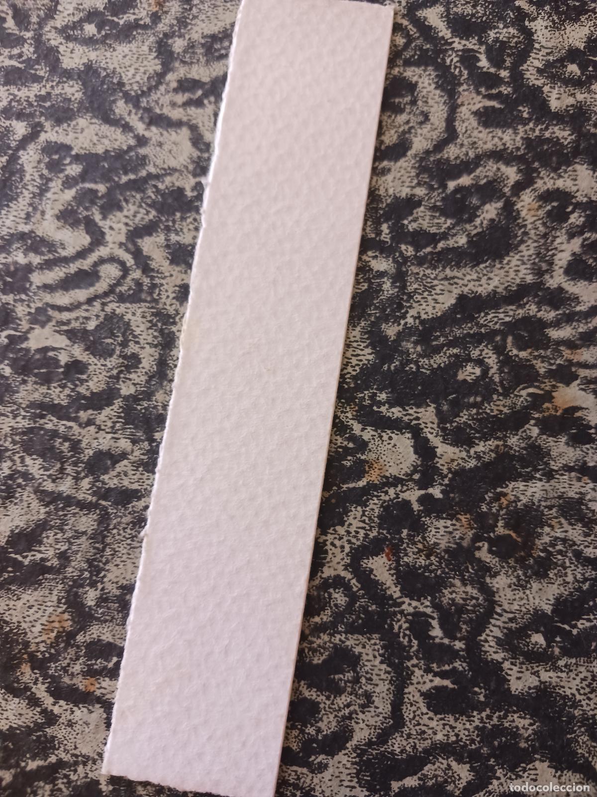 Coleccionismo marcap&aacute;ginas: acuarela, firmada pal&agrave; - Foto 3