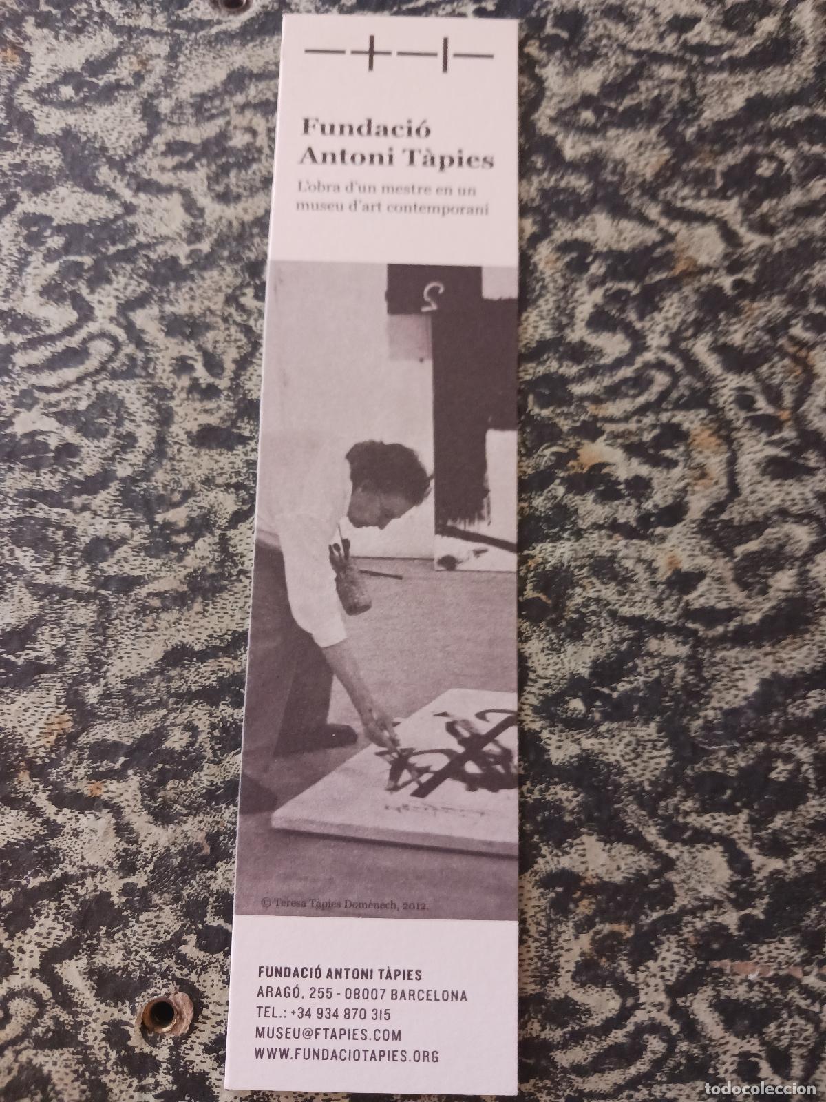 Coleccionismo marcap&aacute;ginas: fundacio antoni tapies