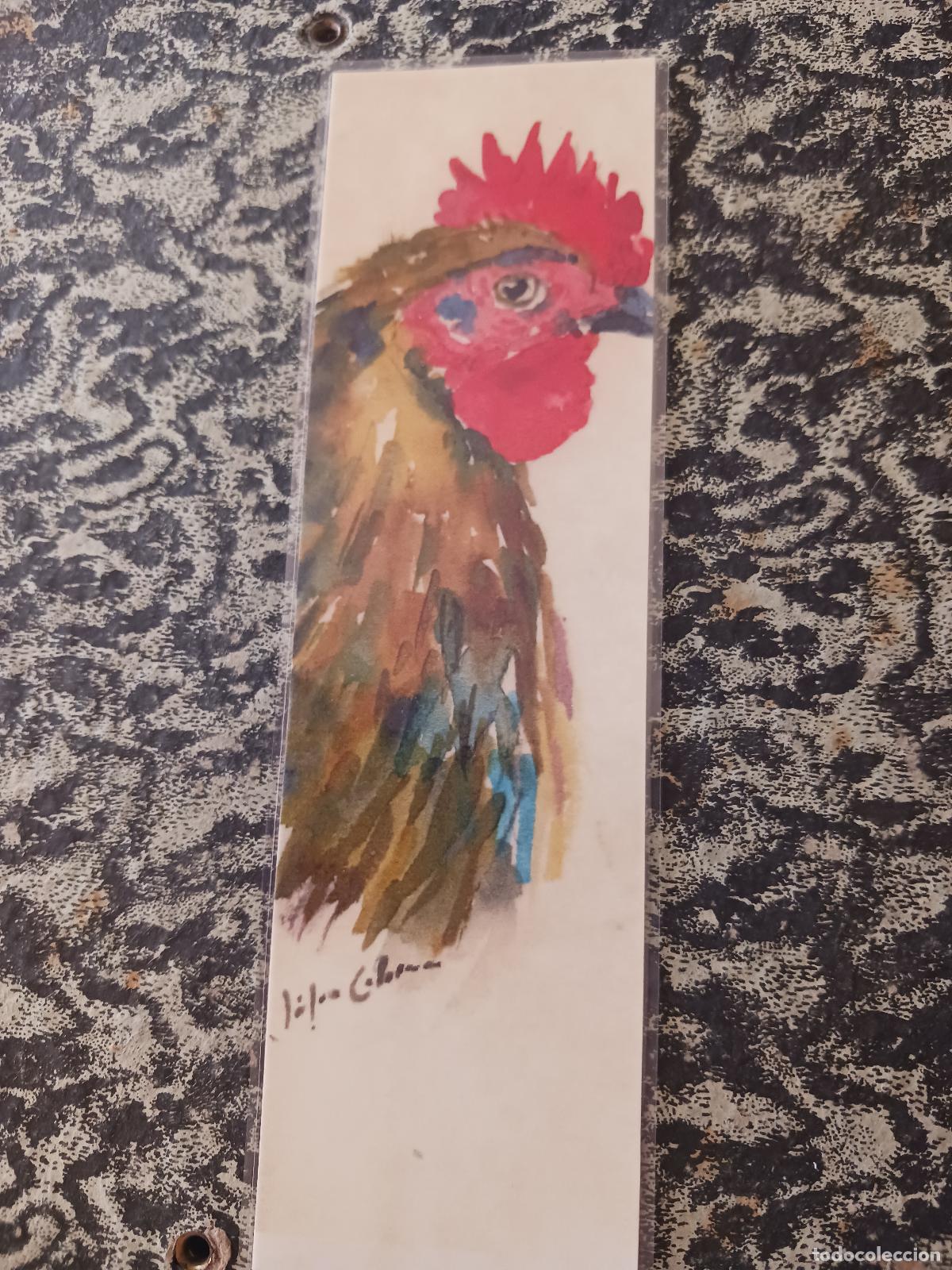 Coleccionismo marcap&aacute;ginas: el gall, julia cabeza, plastificado, 2014