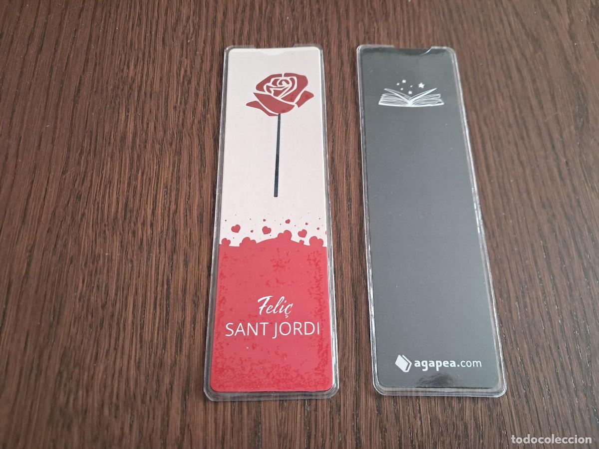 Coleccionismo marcap&aacute;ginas: marcap&aacute;ginas, punto de libro, Agapea, feli&ccedil; Sant Jordi.