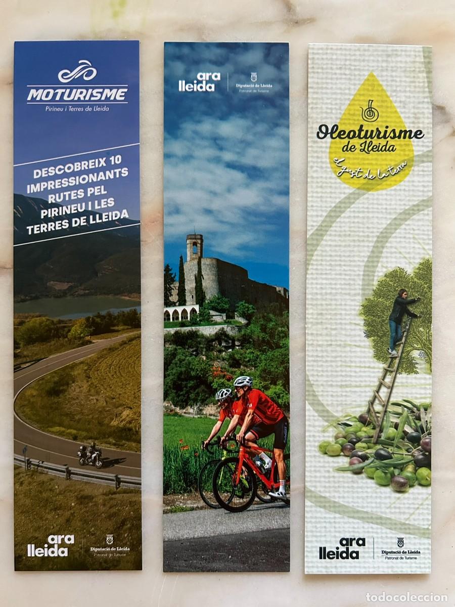 Coleccionismo marcap&aacute;ginas: 3 MARCAP&Aacute;GINAS ARA LLEIDA - CICLOTURISMO - MOTURISMO - OLEOTURISMO