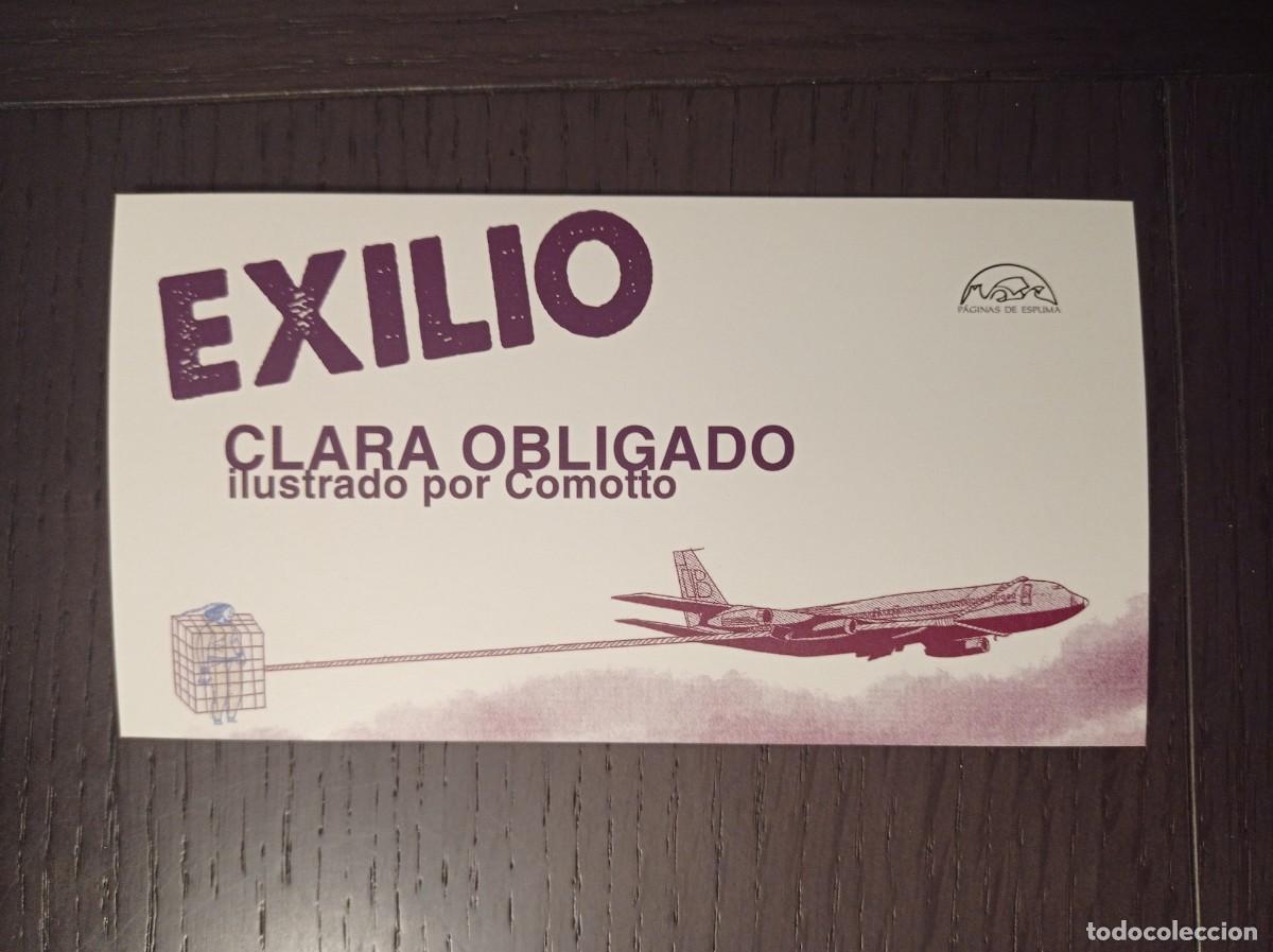 Coleccionismo marcap&aacute;ginas: MARCAP&Aacute;GINAS. P&Aacute;GINAS DE ESPUMA. CLARA OBLIGADO. EXILIO