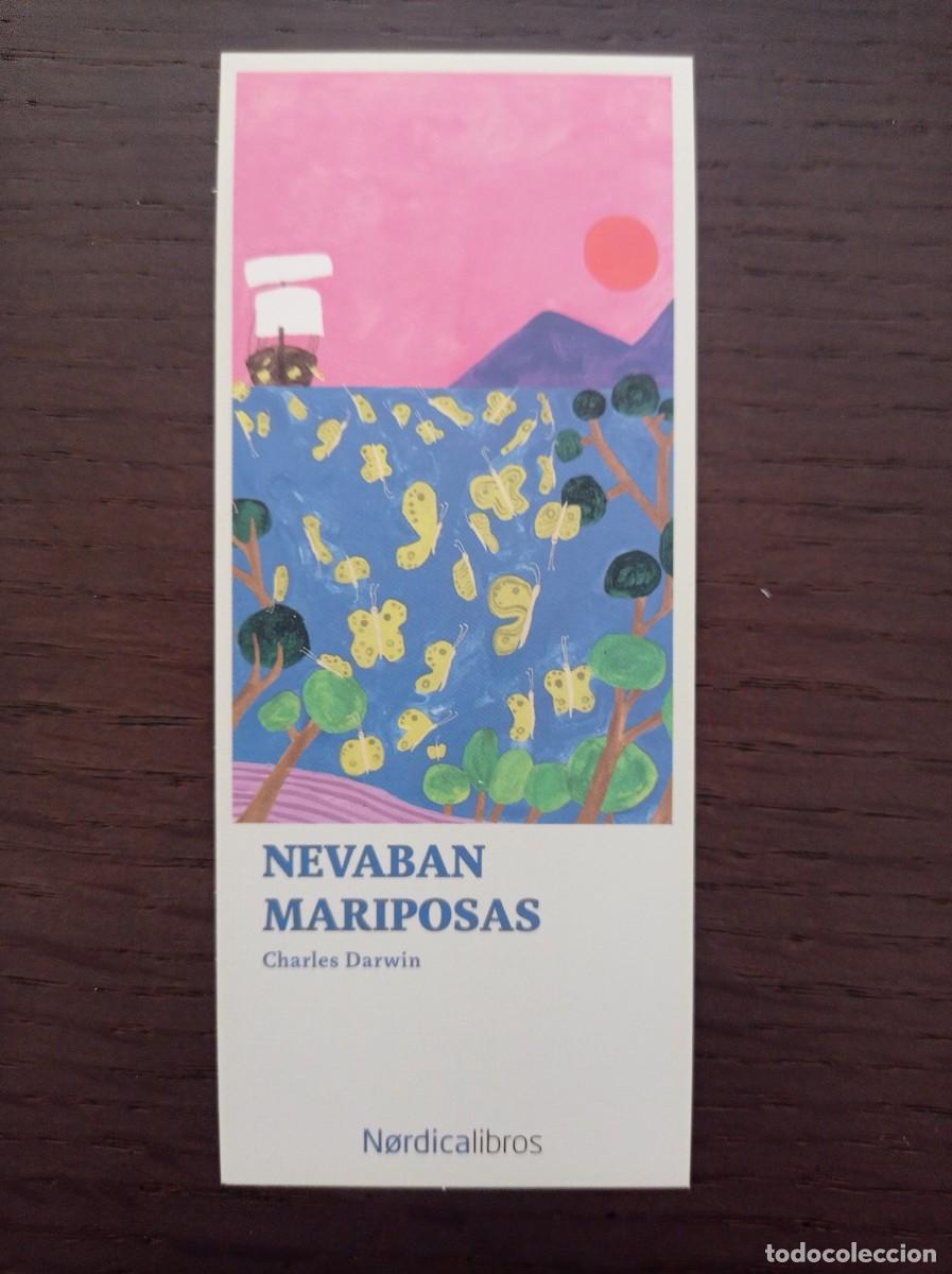 Coleccionismo marcap&aacute;ginas: MARCAP&Aacute;GINAS. N&Oacute;RDICA LIBROS. CHARLES DARWIN. NEVABAN MARIPOSAS