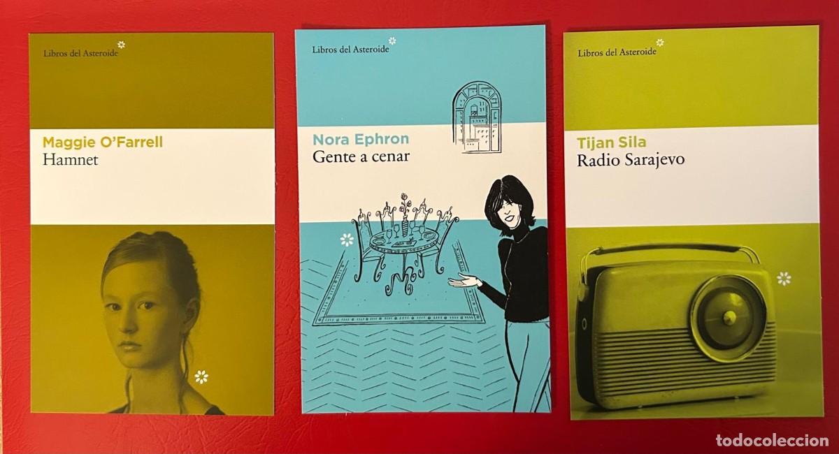 Coleccionismo marcap&aacute;ginas: 3 MARCAP&Aacute;GINAS LIBROS DEL ASTEROIDE - FORMATO POSTAL