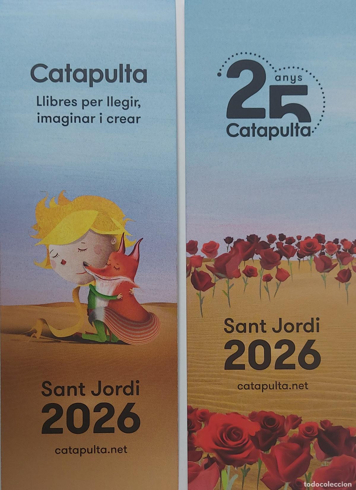 Coleccionismo marcap&aacute;ginas: MARCAP&Aacute;GINAS - CATAPULTA 25 A&Ntilde;OS - SAN JORDI 2026