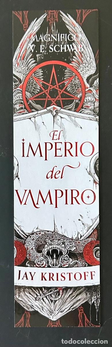 Coleccionismo marcap&aacute;ginas: Marcap&aacute;ginas- El imperio del vampiro