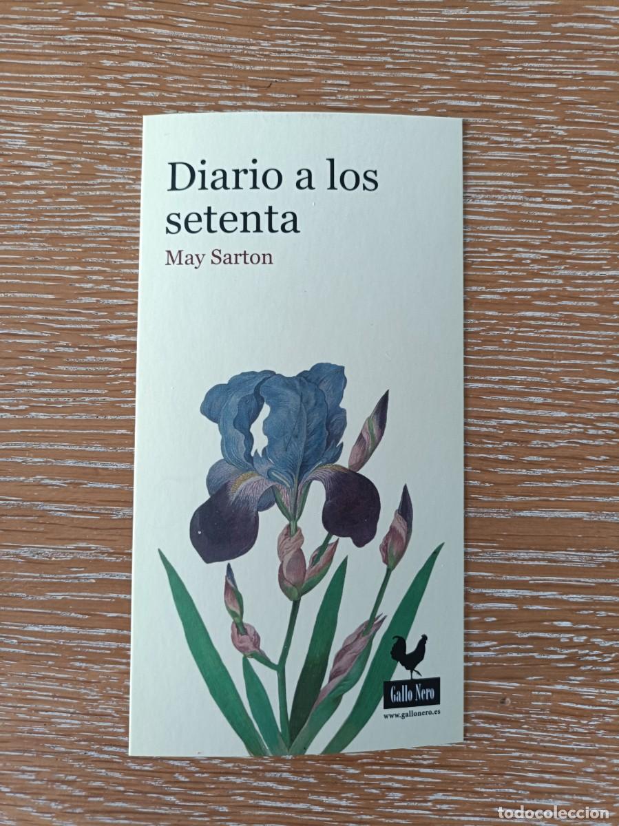 Coleccionismo marcap&aacute;ginas: MARCAP&Aacute;GINAS - GALLO NERO - DIARIO A LOS SETENTA - MAY SARTON - GALLONERO