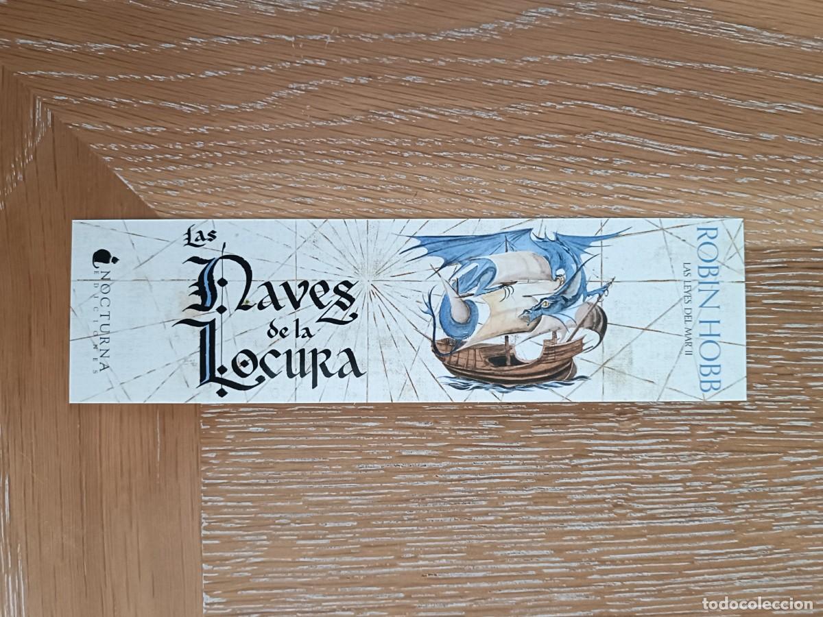 Coleccionismo marcap&aacute;ginas: MARCAP&Aacute;GINAS - NOCTURNA EDICIONES - LAS LLAVES DE LA LOCURA - ROBIN HOBB - LAS LEYES DEL MAR