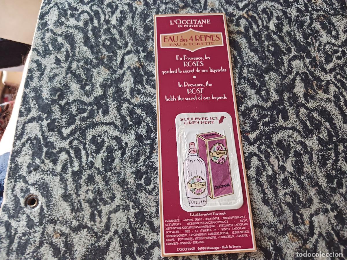 Coleccionismo marcap&aacute;ginas: l`occitane, eau des 4 reines