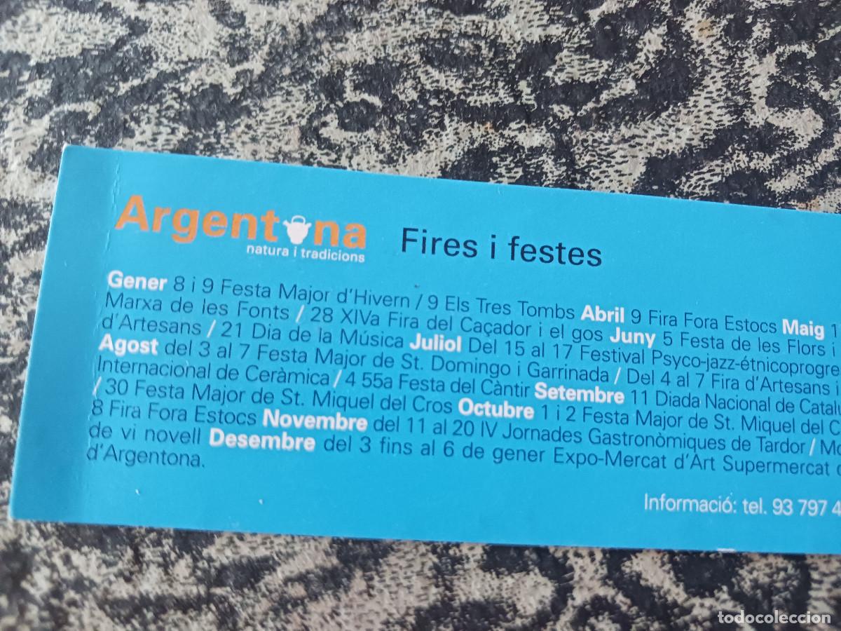 Coleccionismo marcap&aacute;ginas: argentona, fires i festes - Foto 2