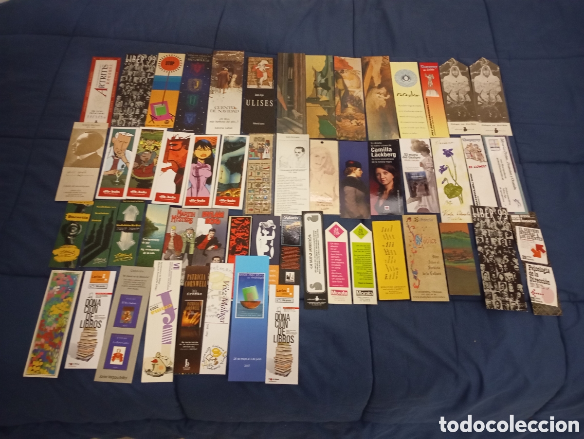 Coleccionismo marcap&aacute;ginas: LOTE DE 54 MARCAP&Aacute;GINAS