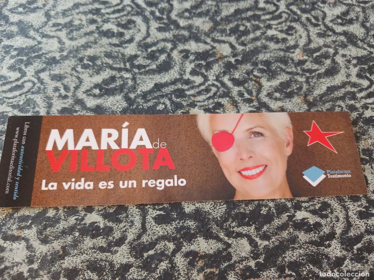 Coleccionismo marcap&aacute;ginas: maria de villota, la vida es un regalo