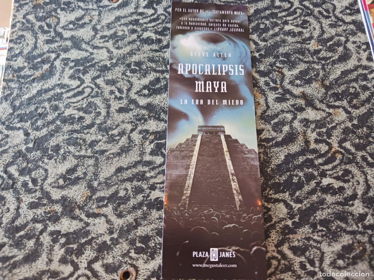 Coleccionismo marcap&aacute;ginas: apocalipsis maya, steve alten