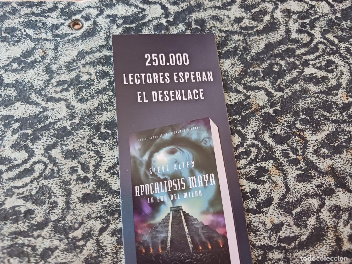 Coleccionismo marcap&aacute;ginas: apocalipsis maya, steve alten - Foto 2