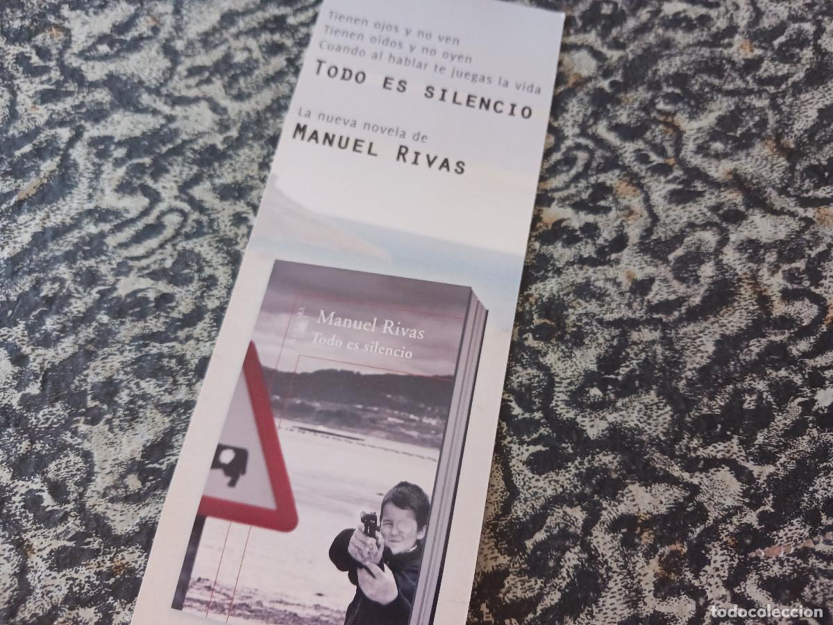 Coleccionismo marcap&aacute;ginas: todo es silencio, manuel rivas