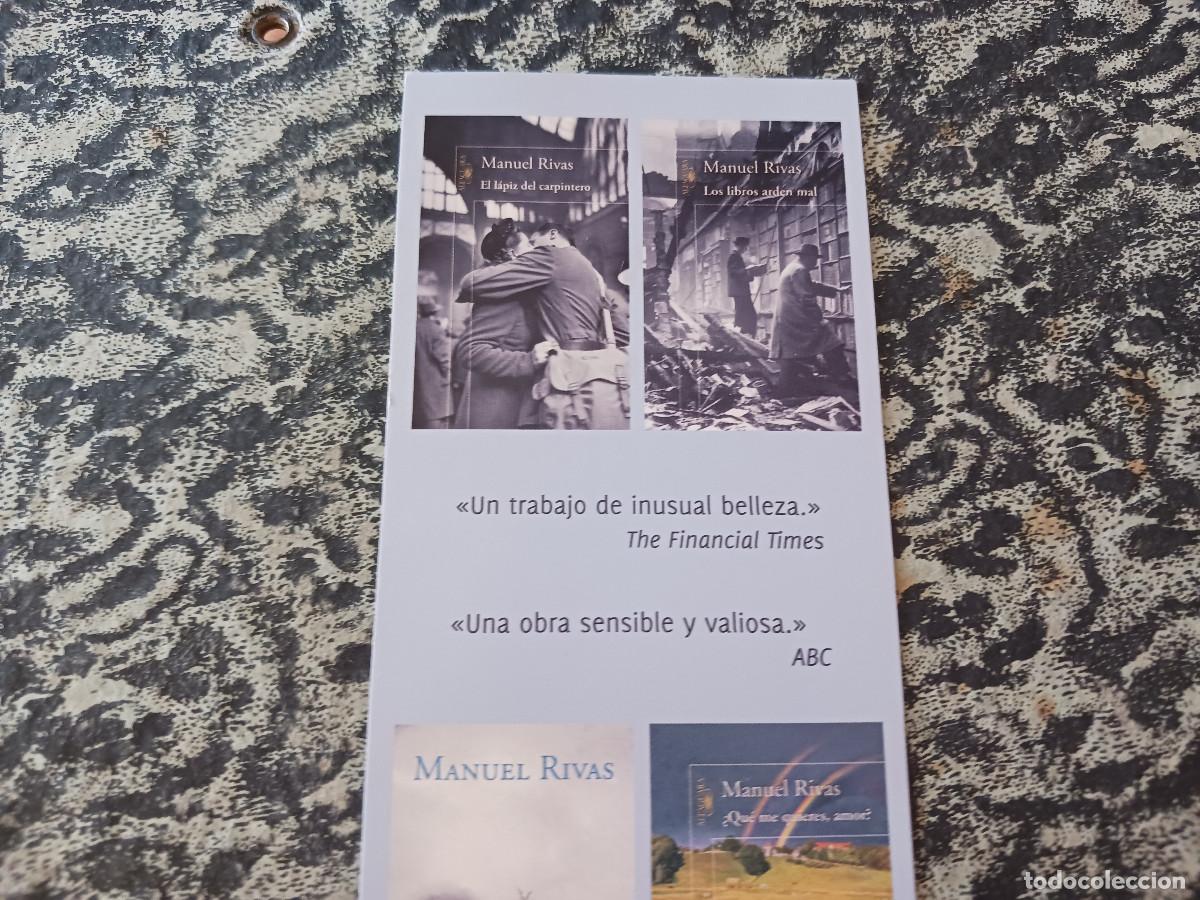 Coleccionismo marcap&aacute;ginas: todo es silencio, manuel rivas - Foto 2