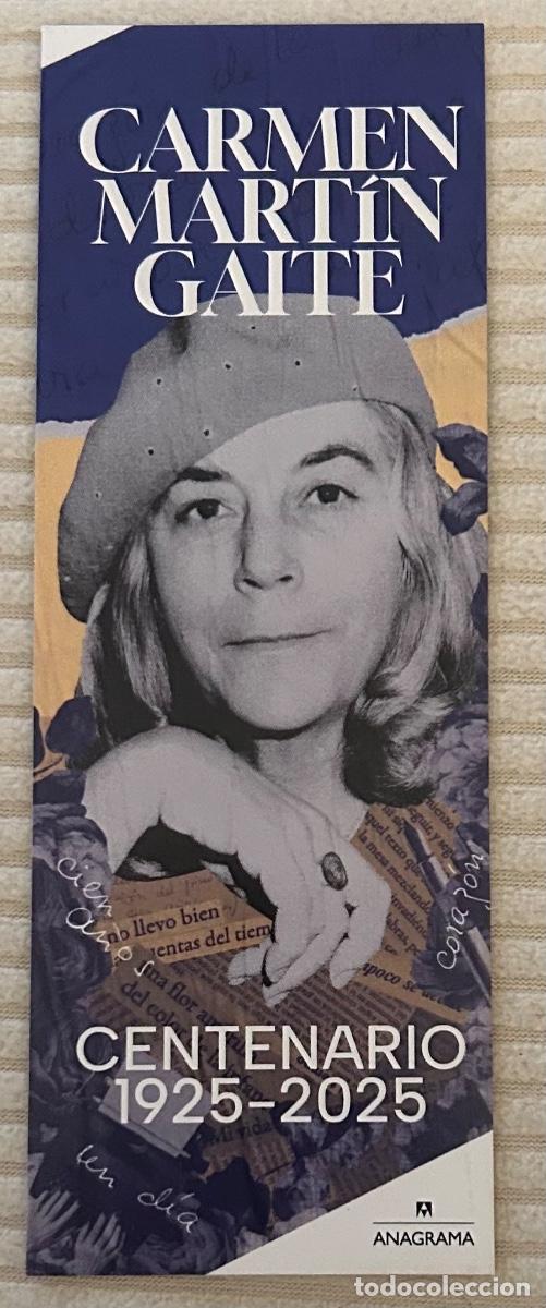 Coleccionismo marcap&aacute;ginas: Marcap&aacute;ginas Carmen Mart&iacute;n Gaite