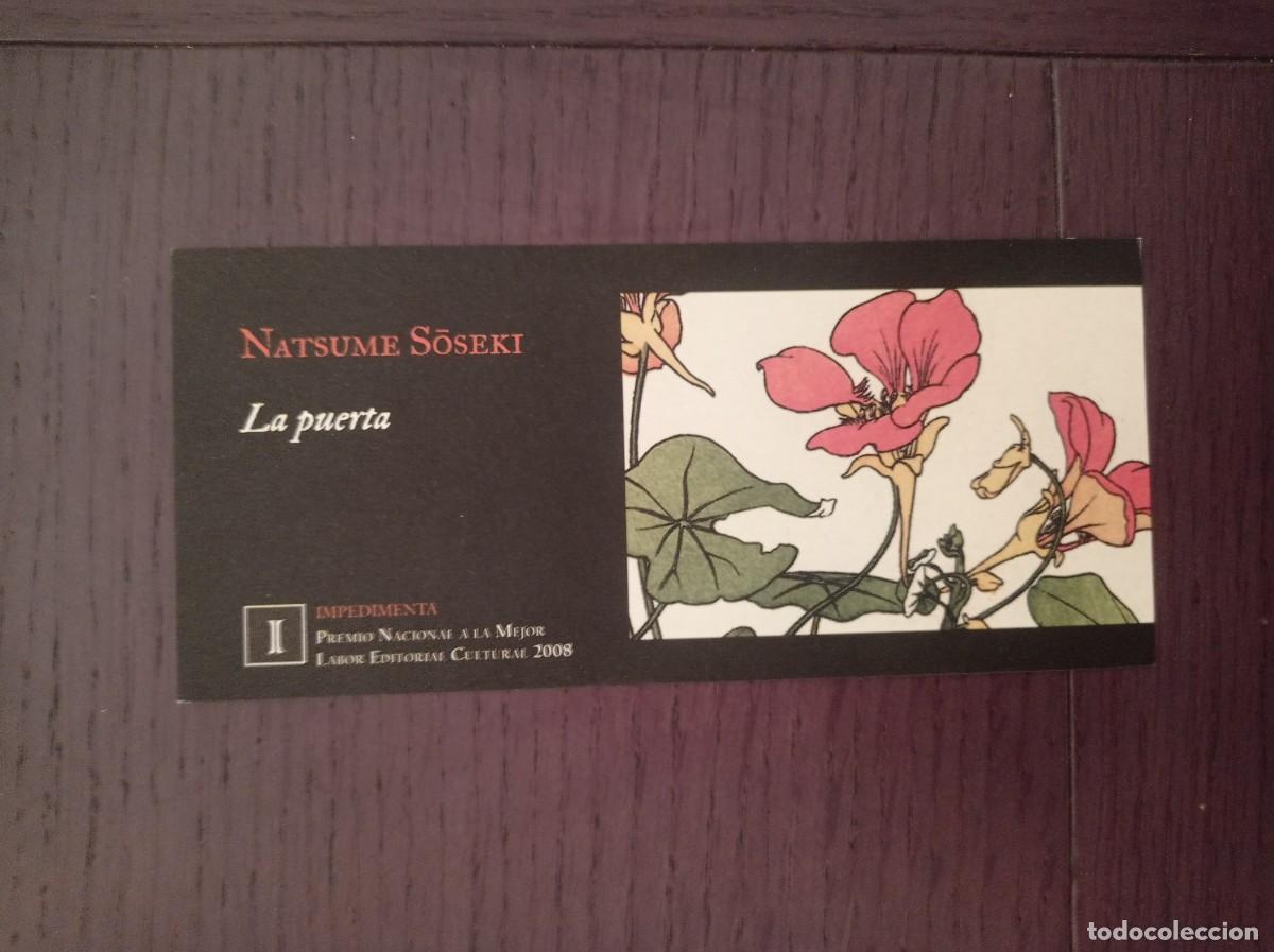 Coleccionismo marcap&aacute;ginas: MARCAP&Aacute;GINAS. IMPEDIMENTA. NATSUME SOSEKI. LA PUERTA