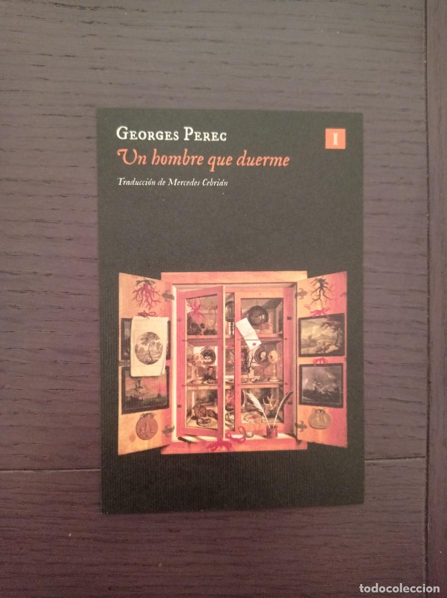 Coleccionismo marcap&aacute;ginas: MARCAP&Aacute;GINAS. IMPEDIMENTA. GEORGES PEREC. UN HOMBRE QUE DUERME