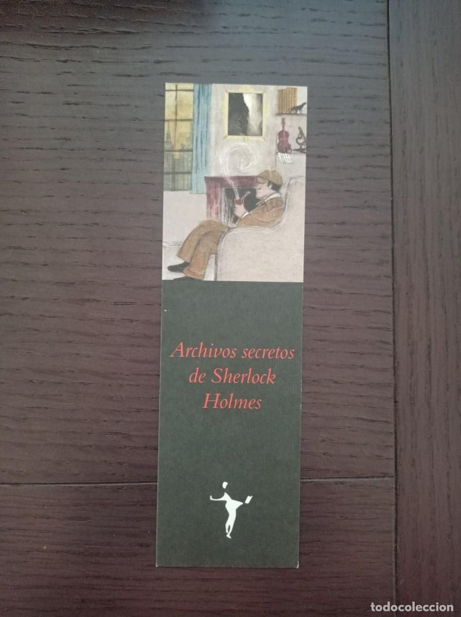 Coleccionismo marcap&aacute;ginas: MARCAP&Aacute;GINAS. FUNAMBULISTA. ARCHIVOS SECRETOS DE SHERLOCK HOLMES