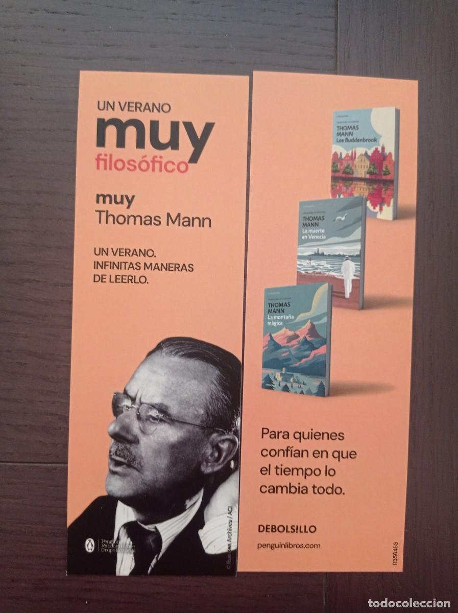 Coleccionismo marcap&aacute;ginas: MARCAP&Aacute;GINAS. DEBOLSILLO. THOMAS MANN. UN VERANO MUY FILOS&Oacute;FICO