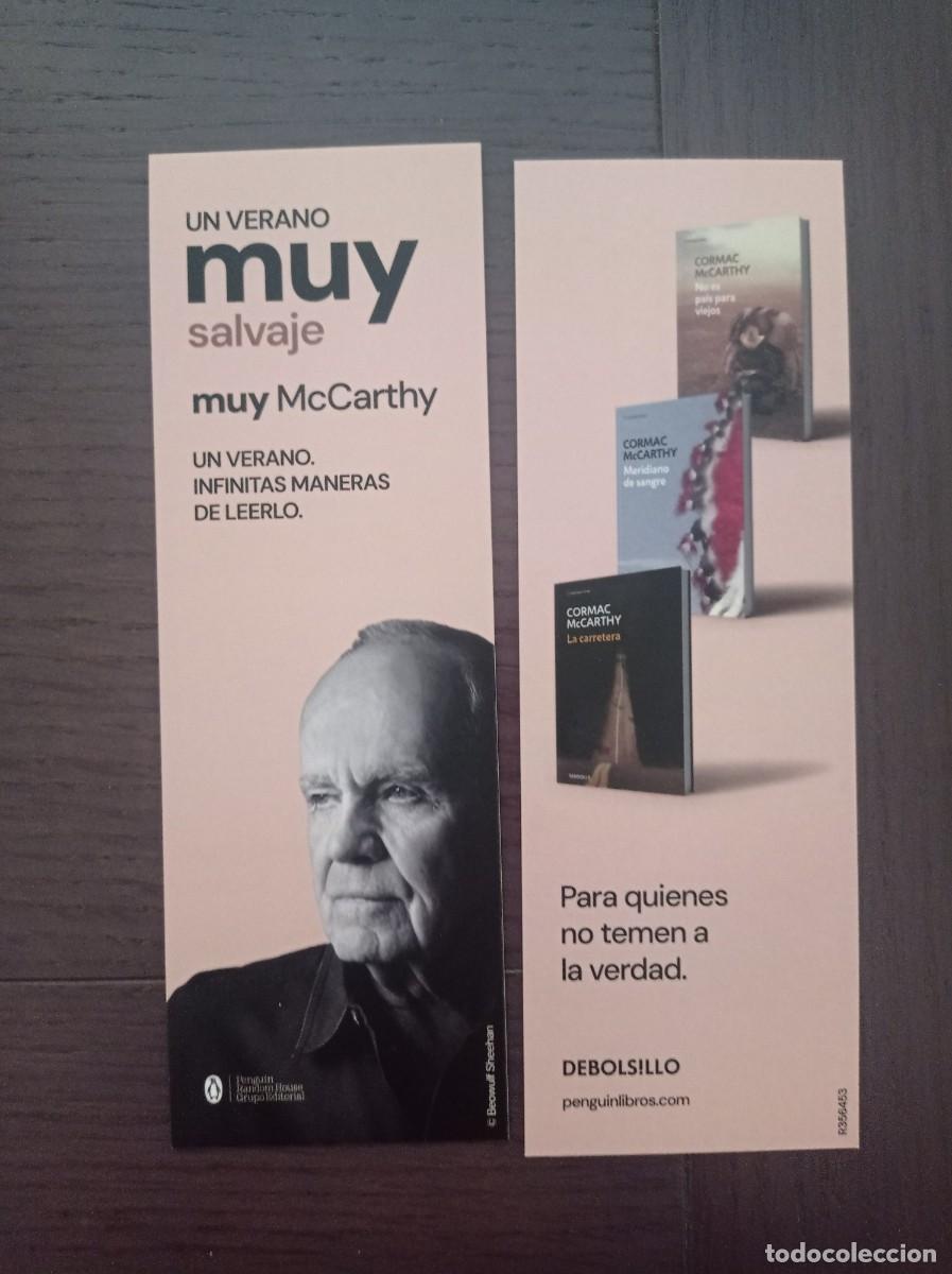 Coleccionismo marcap&aacute;ginas: MARCAP&Aacute;GINAS. DEBOLSILLO. CORMAC MCCARTHY. UN VERANO MUY SALVAJE