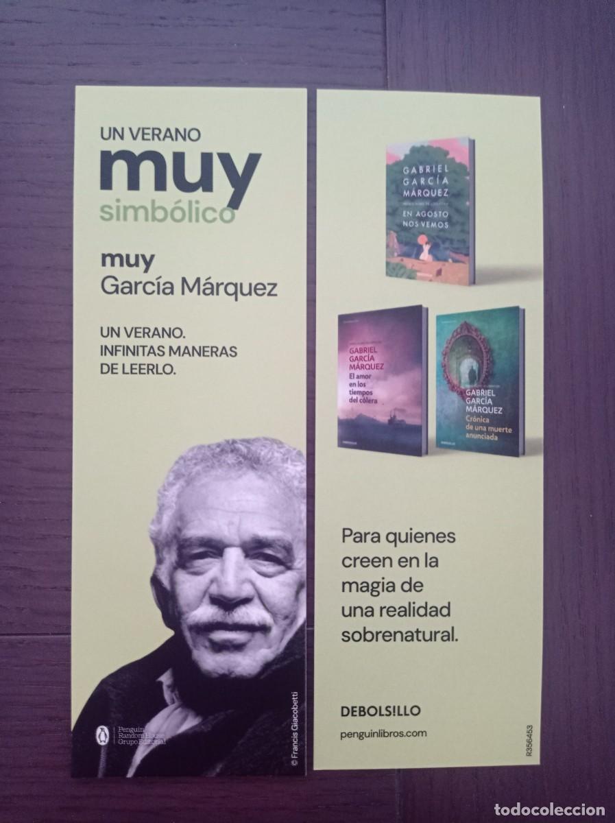 Coleccionismo marcap&aacute;ginas: MARCAP&Aacute;GINAS. DEBOLSILLO. GABRIEL GARC&Iacute;A M&Aacute;RQUEZ. UN VERANO MUY SIMB&Oacute;LICO