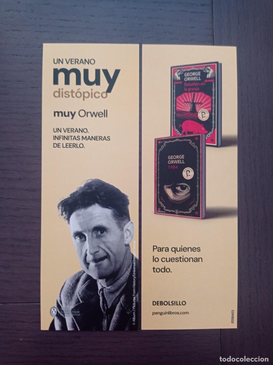 Coleccionismo marcap&aacute;ginas: MARCAP&Aacute;GINAS. DEBOLSILLO. GEORGE ORWELL. UN VERANO MUY DIST&Oacute;PICO