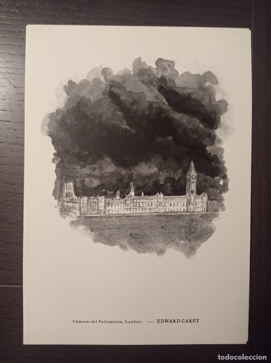 Coleccionismo marcap&aacute;ginas: MARCAP&Aacute;GINAS. TAMA&Ntilde;O POSTAL. EDWARD CAREY. C&Aacute;MARAS DEL PARLAMENTO, LONDRES