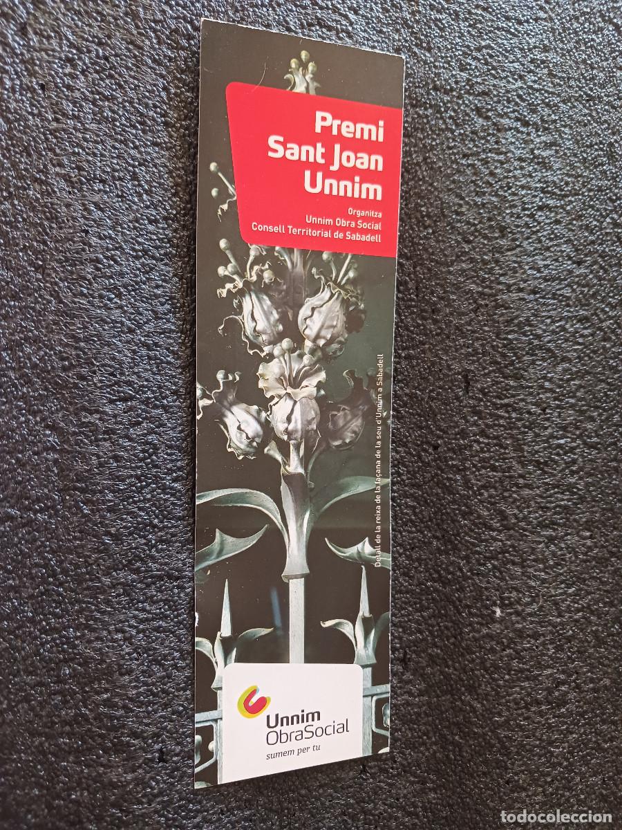 Coleccionismo marcap&aacute;ginas: premi sant joan unnim, detall de la reixa de la fa&ccedil;ana de la seu d`unnim a sabadell 2010