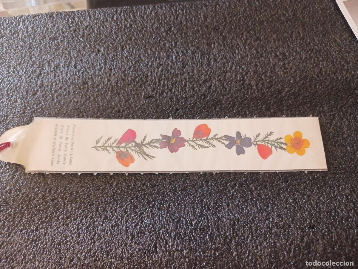 Coleccionismo marcap&aacute;ginas: jerusalem, flores de tierra santa - Foto 2