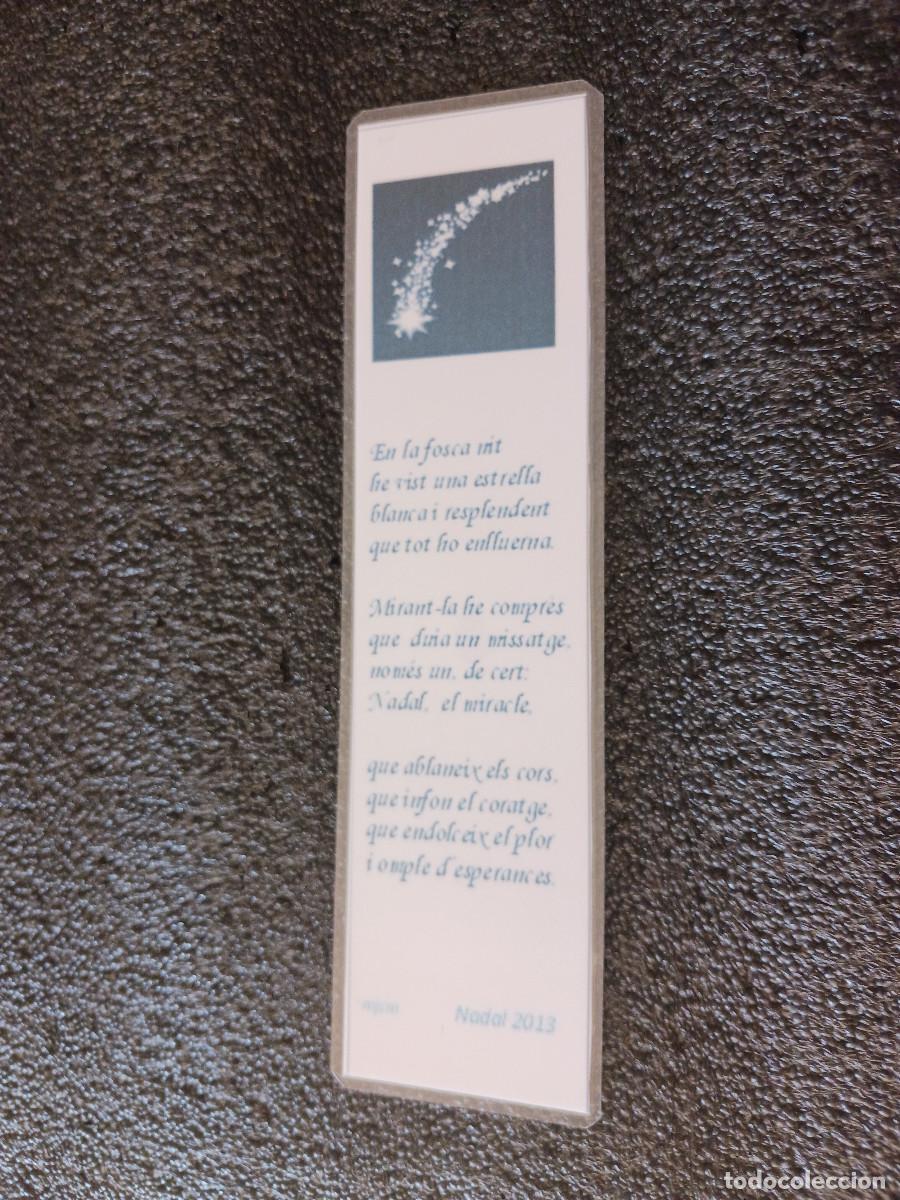 Coleccionismo marcap&aacute;ginas: artesanal plastificado, nadal 2013, en la fosca nit he vist.....