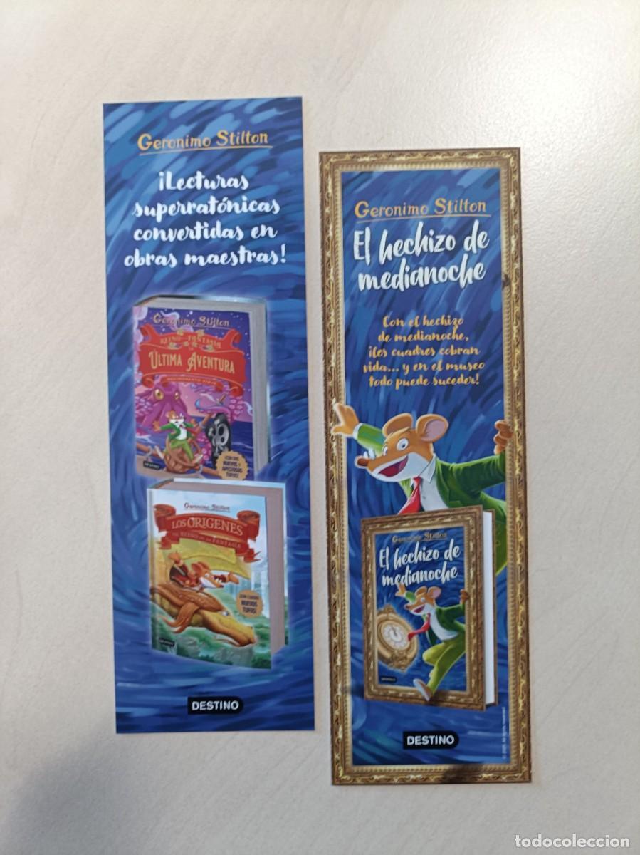 Coleccionismo marcap&aacute;ginas: MARCAP&Aacute;GINAS - DESTINO - EL HECHIZO DE MEDIANOCHE - GERONIMO STILTON