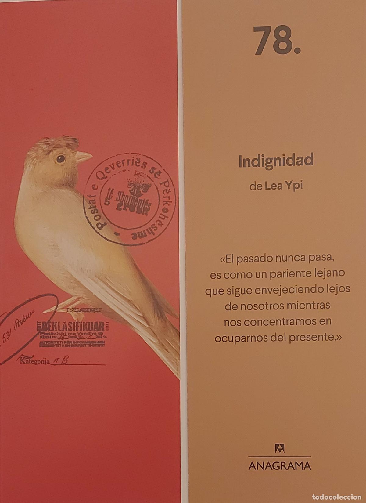 Coleccionismo marcap&aacute;ginas: MARCAP&Aacute;GINAS - ANAGRAMA - INDIGNIDAD - LEA YPI - N&ordm; 78