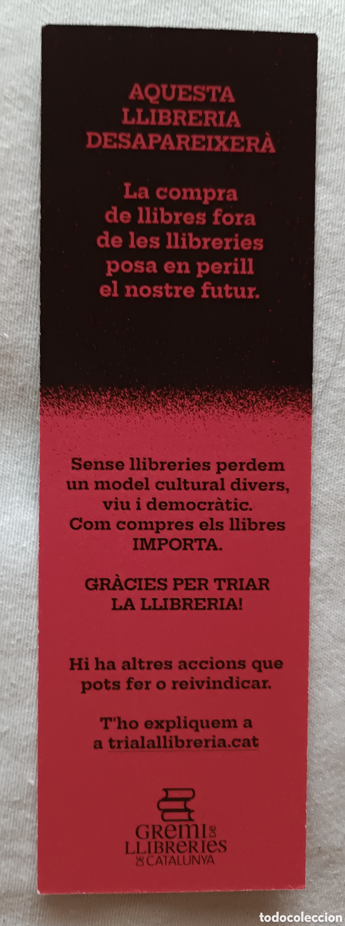 Coleccionismo marcap&aacute;ginas: Punt llibre Combat la distop&iacute;a - Foto 2