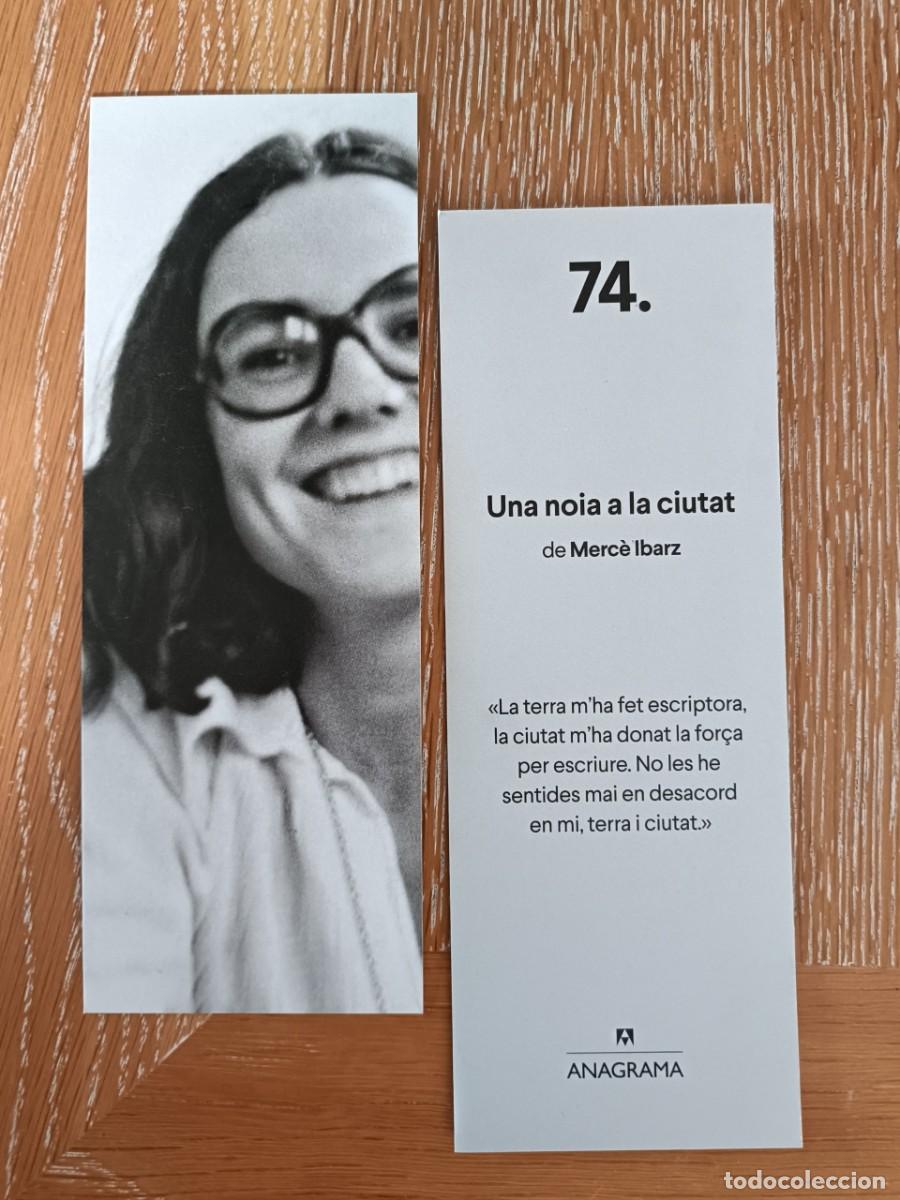 Coleccionismo marcap&aacute;ginas: MARCAP&Aacute;GINAS - ANAGRAMA N&ordm; 74 - UNA NOIA A LA CIUTAT - MERC&Eacute; IBARZ