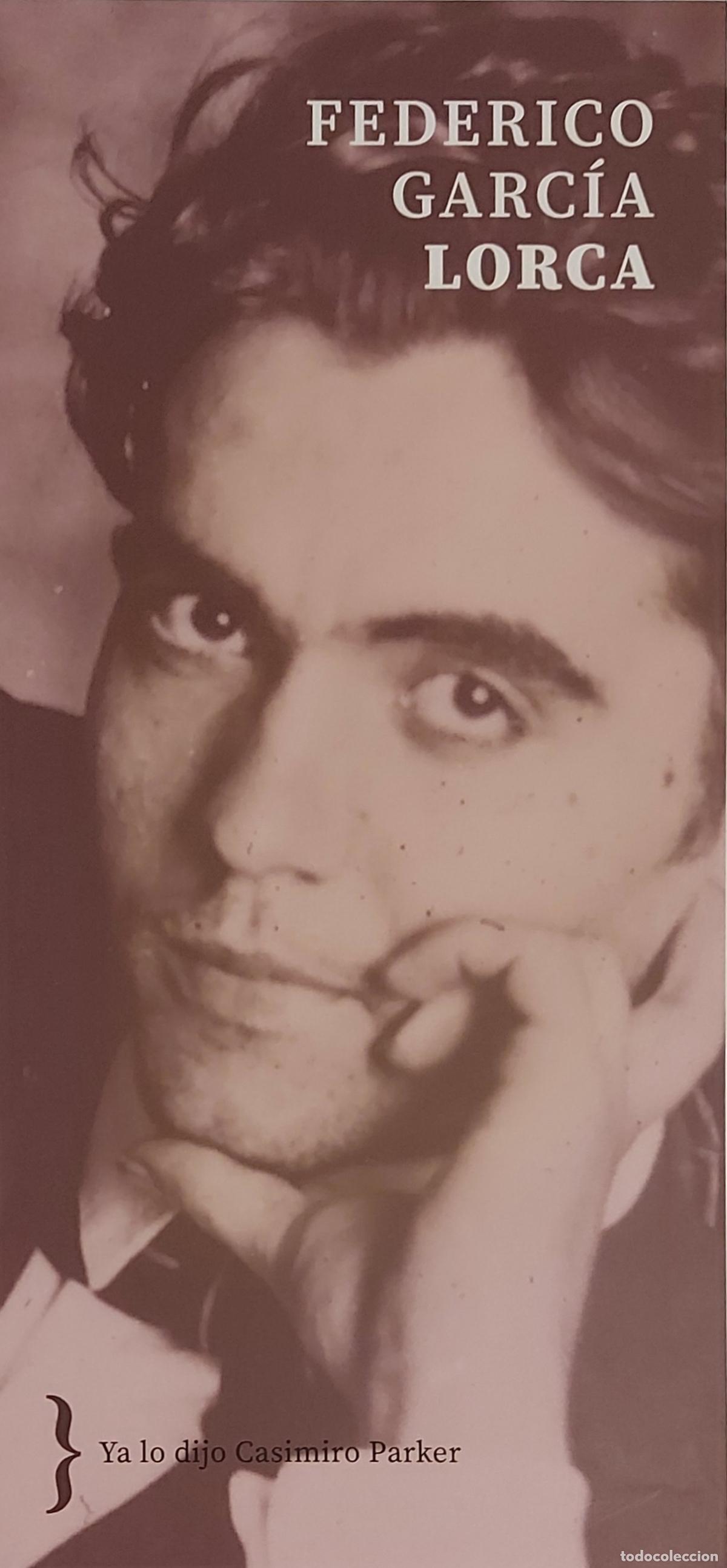 Coleccionismo marcap&aacute;ginas: MARCAPAGINAS - YA LO DIJO CASIMIRO PARKER - FEDERICO GARCIA LORCA