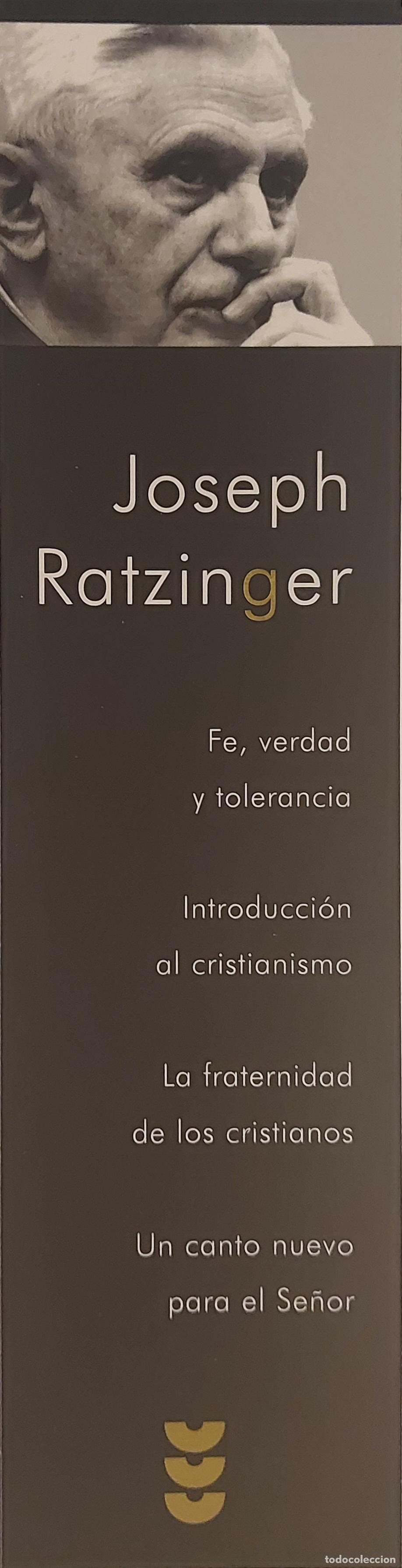 Coleccionismo marcap&aacute;ginas: MARCAPAGINAS - SIGUEME EDICIONES - JOSEPH RATZINGER